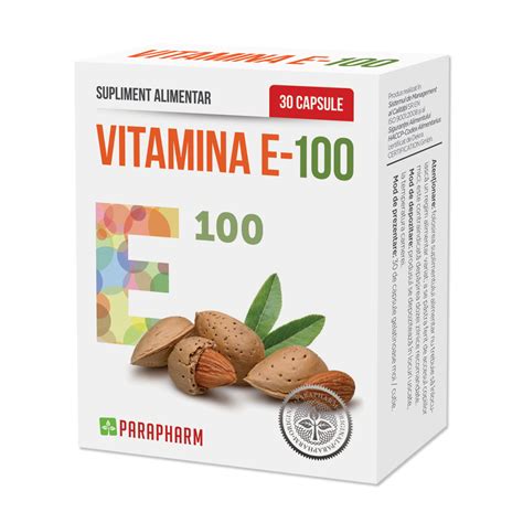 Vitamina E 100 30 Capsule Parapharm Dr Max Farmacie