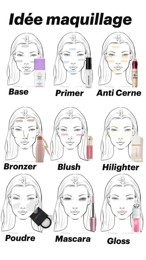 Pin By Deprez On Beauté In 2024 Makeup Routine Makeup Routine Guide Makeup Face Charts