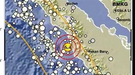 Inilah Titik Lokasi Gempa Padang Sidempuan Dampaknya Terasa Hingga