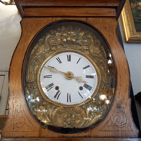 Horloge Comtoise Ancienne Sonne Les Heures Et Les Demi Heures