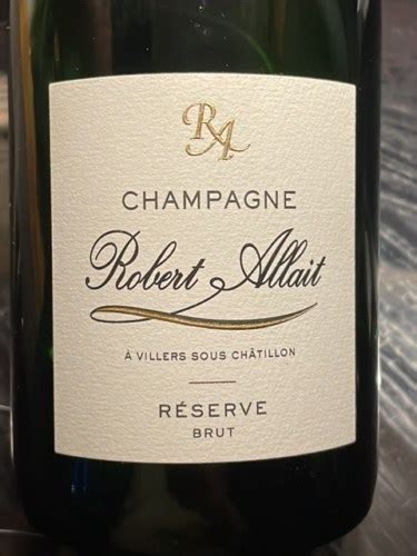 Robert Allait R Serve Brut Champagne Vivino Us