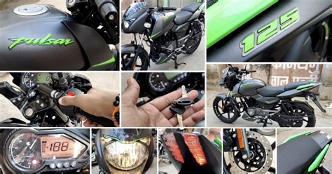 Neon Green Bajaj Pulsar 125 Split Seat Walkaround Video Maxabout News