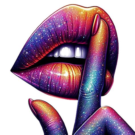 Premium Photo Lips Clipart Generative Ai