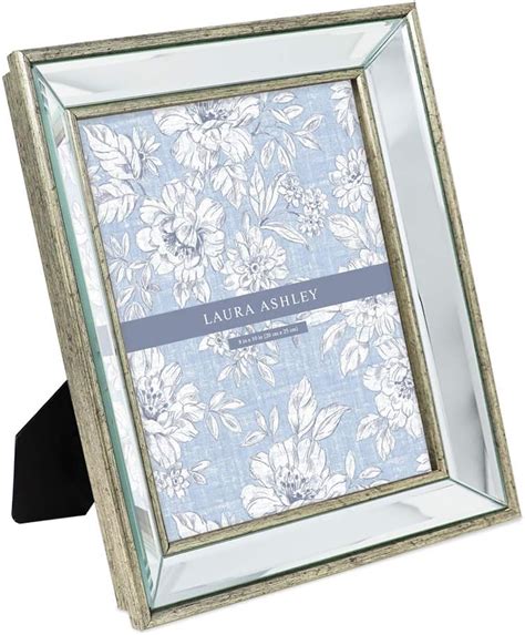 Amazon Laura Ashley 8x10 Silver Beveled Mirror Picture Frame