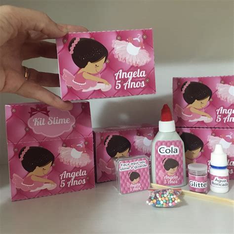 Kit Slime Bailarina Embalagens Personalizadas Elo