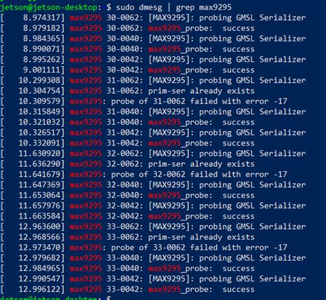 LI VENUS IMX623 Camera is not being detected and can't launch the stream - Jetson AGX Orin ...