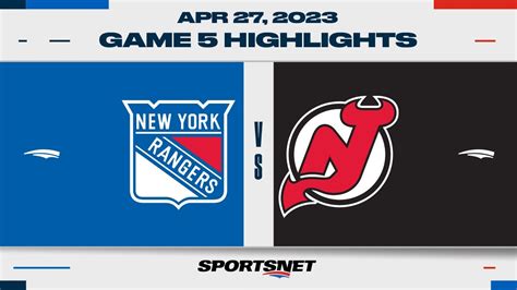 Nhl Game 5 Highlights Rangers Vs Devils April 27 2023 Youtube