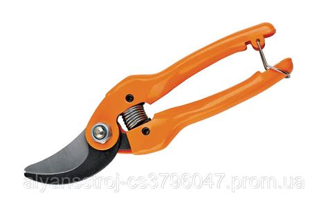 Купить Секатор садовий MASTERTOOL 190 мм з металевими ручками лезо Mn65 ...