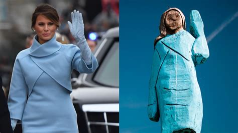 SBS Language | Melania Trump statue receives mixed reviews