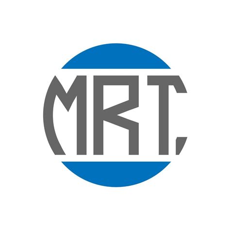 MRT letter logo design on white background. MRT creative initials ...