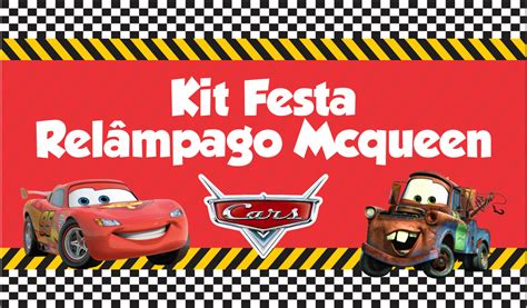 Kit Festa Rel Mpago Mcqueen Pronto Para Imprimir