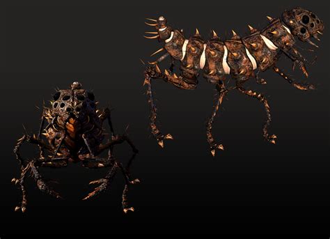 Artstation Low Poly 3d Model Insect Monster