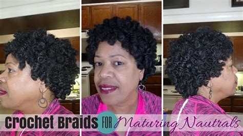 Natural Looking Crochet Braids For Mature Naturals Youtube