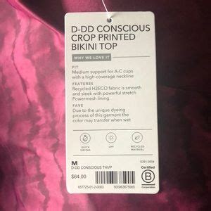 Athleta Swim Conscious Crop Printed Bikini Top Ddd Poshmark