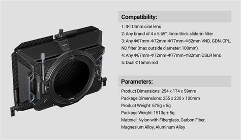 Smallrig Multifunctional Modular Matte Box Mm Basic Kit