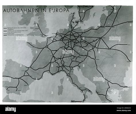 Autobahn Map Of Europe - Corrie Christina