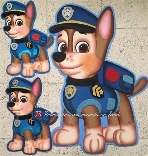 Foami Moldes De Paw Patrol Para Imprimir