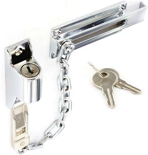 door security chain lock polished chrome security chain  door lock