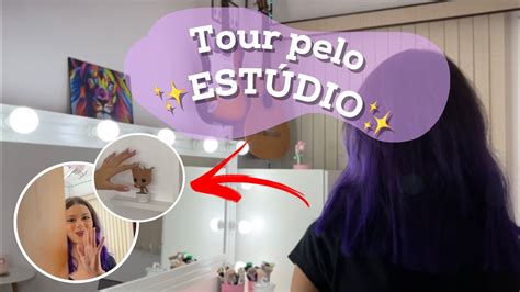 TOUR PELO ESTÚDIO tour maquiagem makeup YouTube