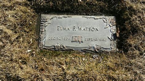 Elma Watson 1909 1980 Memorial Find A Grave