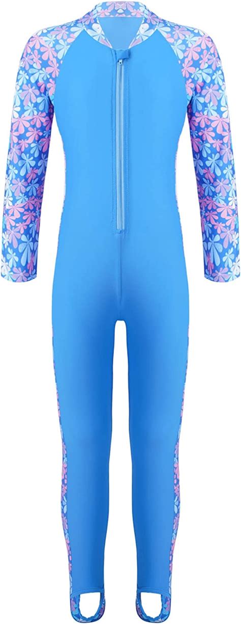 Chictry Unisex M Dchen Junge Langarm Badeanzug Ganzk Rper Schwimmanzug