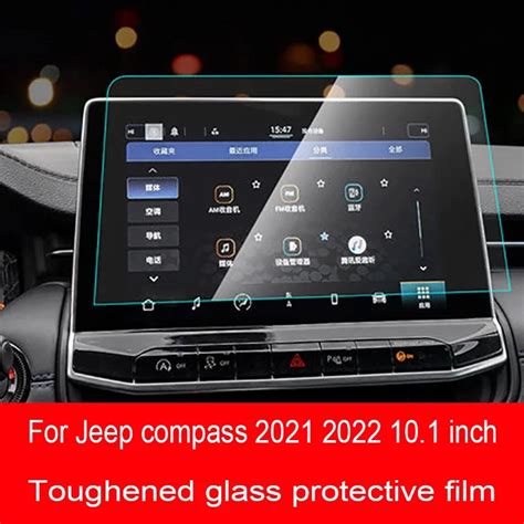 F R Jeep Kompass 10 1 Displays Chutz Folie Aus Geh Rtetem Glas Zoll