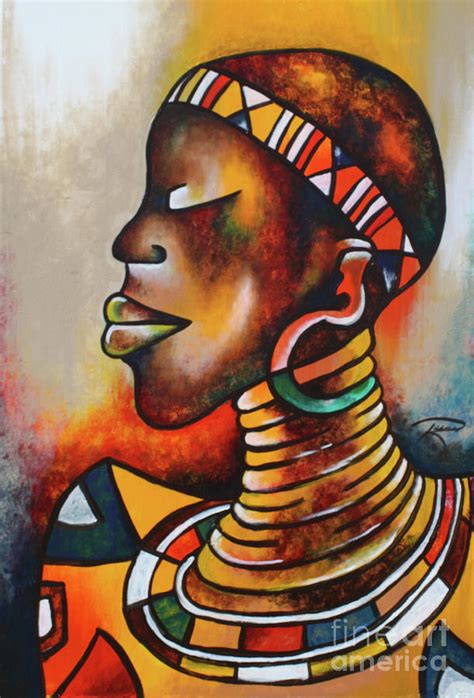 Ndebele Tribe Painting by Robert Mitchell