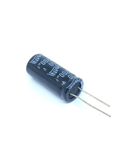 KIT 05 PEÇAS CAPACITOR ELETROLITICO 2200UF 50V RADIAL 20 105ºC