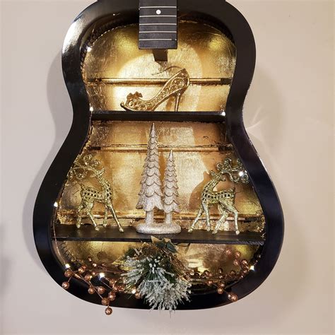 Holiday Gift Unique Guitar Shelf Wall Art Home Décor Inspired by