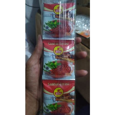 Jual Sambal Terasi Uleg Finna Pack Isi Sachet Shopee Indonesia