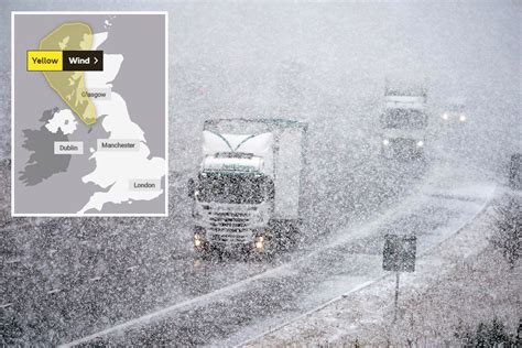 Scotland Weather Forecast Snow And Danger To Life 80mph Storm