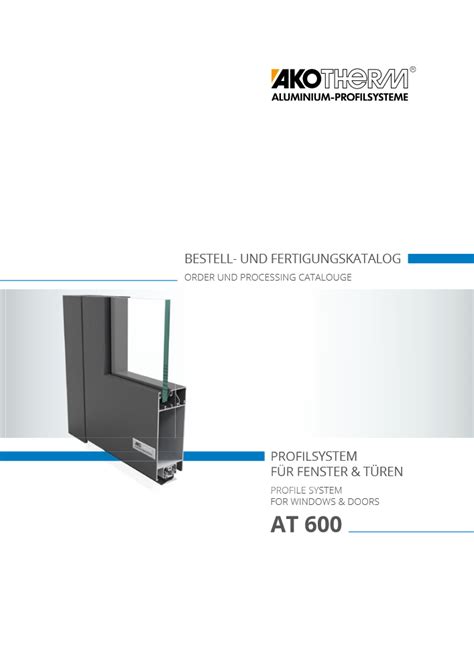 AT 600 09 2021 AKOTHERM Aluminium Profilsysteme