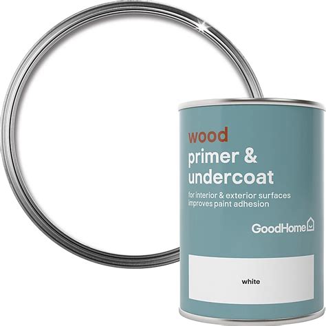 Goodhome Wood White Multi Surface Wood Primer And Undercoat 250ml Diy At Bandq