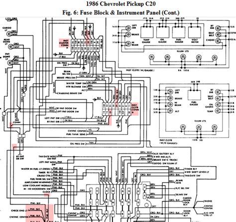 1986 Chevy Silverado Wiring Diagram