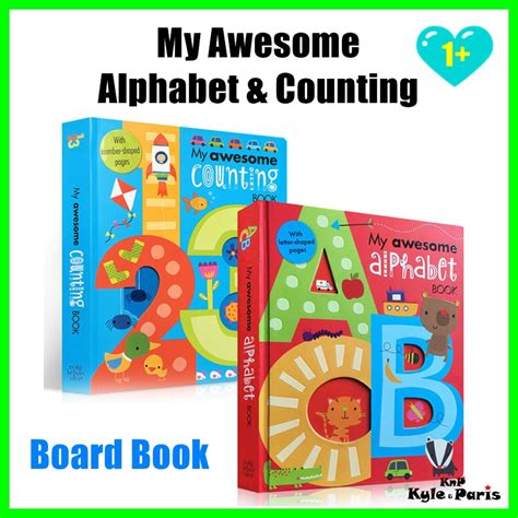 My Awesome Alphabet And Counting Board Books Shopee Singapore