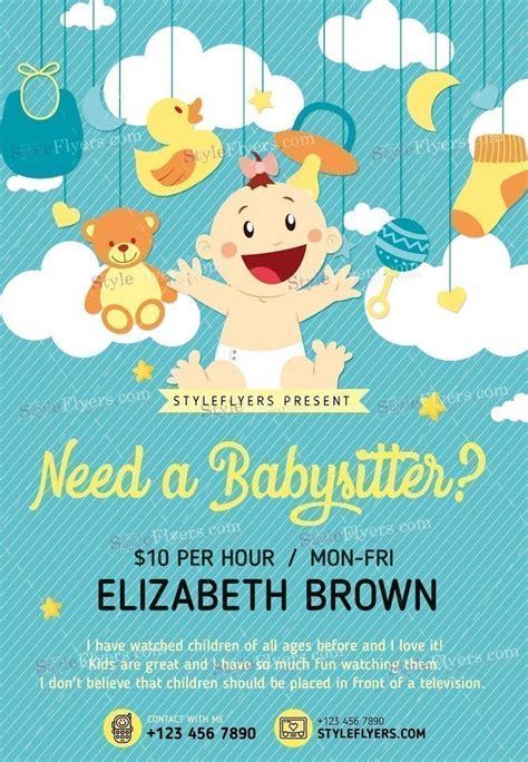 Babysitting Flyer Template