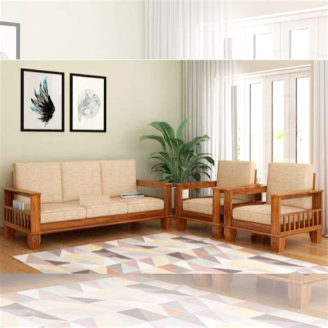 Urbanfry Homes Eli Wooden Seater Sofa Urbanfry