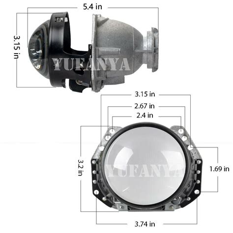 Headlight Inch Hid Bi Xenon Hella Projector Lens G R Retrofit