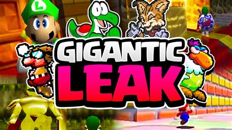 Nintendo Gigaleak Compilation New Leaked Images Artworks Prototypes