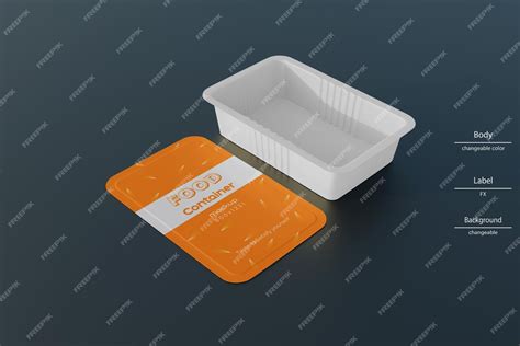 Premium Psd Food Container Mockup