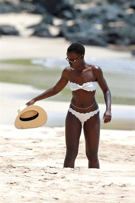 LUPITA NYONGO In Bikini At A Beach I Haeaii HawtCelebs