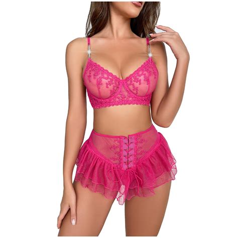 Herrnalise Women S Fashion Sexy Lingerie Solid Color Hollow Sexy