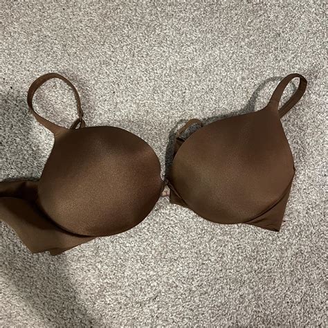 Skims Teardrop Push Up Bra In Jasper Size 38a Only Depop