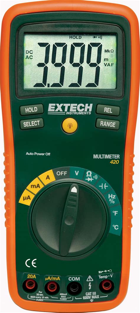 Extech EX420 11 Function Auto Ranging Multimeter TEquipment