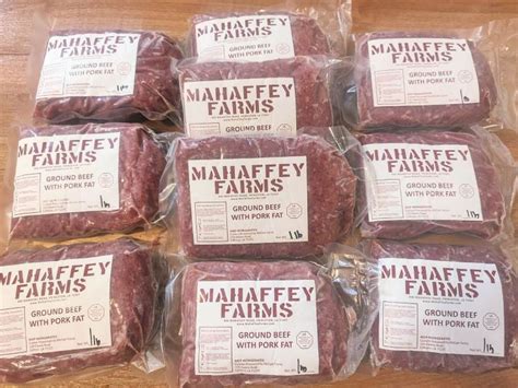 Grass Fed And Finished Beef Ground Beef Mahaffey Farms