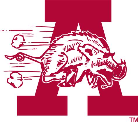 Arkansas Razorbacks Logo - Alternate Logo - NCAA Division I a-c (NCAA a ...