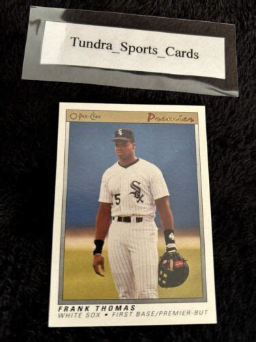 1991 O Pee Chee Premier 121 Frank Thomas Frank Thomas For Sale