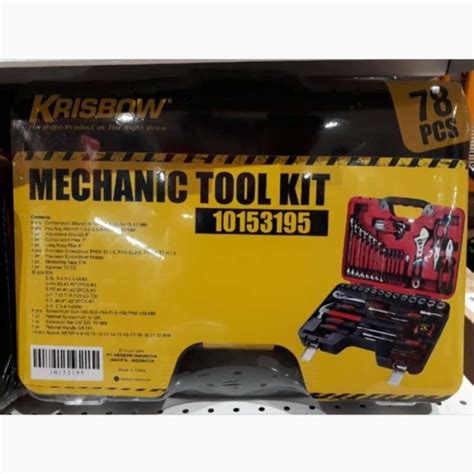 Promo Toolkit 78 Box Set Tool Kit Original Krisbow Kotak Perkakas