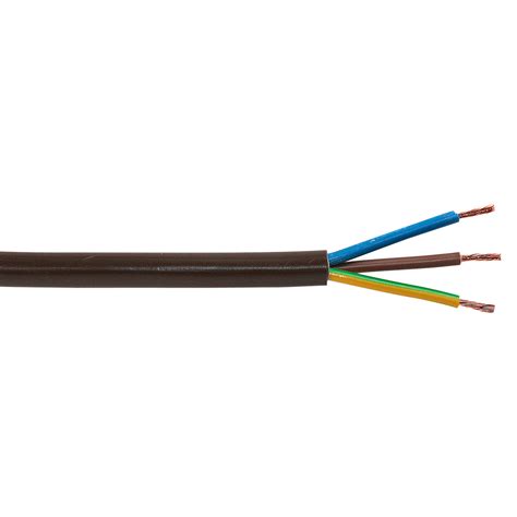 Schlauchleitung H05VV-F3G 1 braun