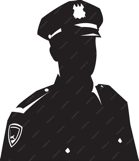 Premium Vector Arresting Artistry Police Officer Vector Portraits